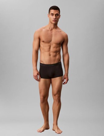Calvin Klein Low Rise Trunk 3Pk - Black - XS