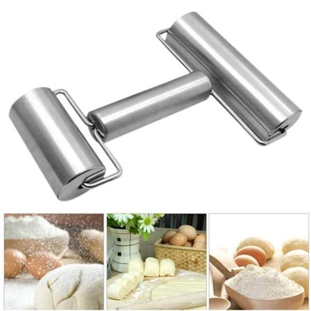 Rostfritt stål Kavel Bakverk och Pizza Bakning Köksverktyg Idealisk för bakning, pizza, pajer