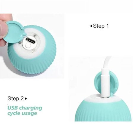 Power Ball 2.0 Kissalelu Automaattisesti Pyörivä Kissanpallo Älykäs Lelu