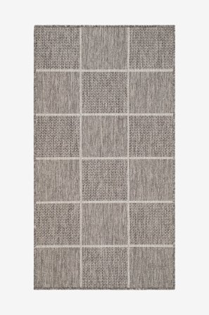 KM Home - Matto Madrid, sileä - Harmaa - Sileät matot - 80X340 - - Homeroom