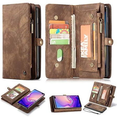 hög kvalitet CaseMe 008 för Samsung S10|brun