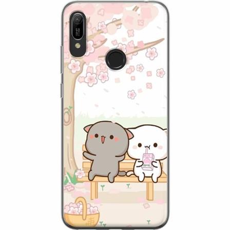 Huawei Y6 (2019) Genomskinligt Skal Kawaii
