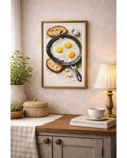 Broderikit Billede Perfekt morgenmad - Nova Sloboda