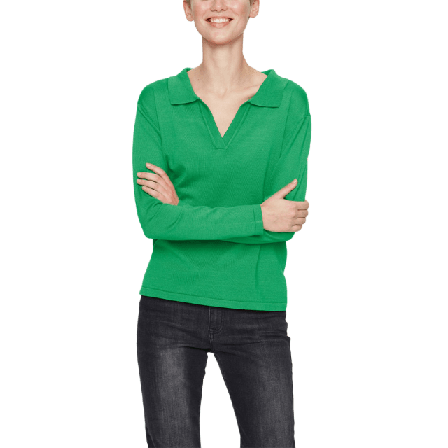 Saint Tropez MilaSZ Polo Pullover Tröjor Dam Grön XS