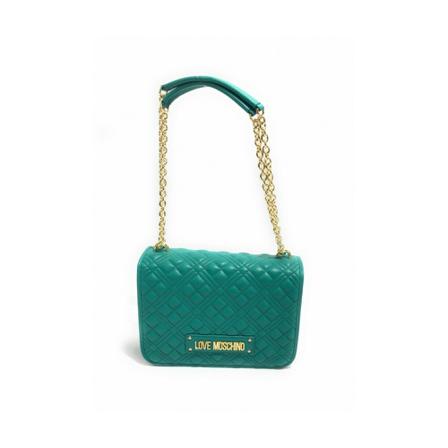 Moschino, Shoulder Bags Zielony, Kobieta, Rozmiar: ONE Size