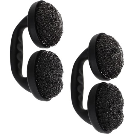 2 stk. Grillskure Udendørs Boldrenser Triple Gas BBQ Fad