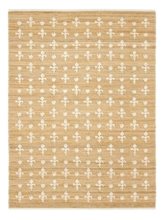 Innen-/Outdoor-Teppich Lilja Beige/Naturweiß