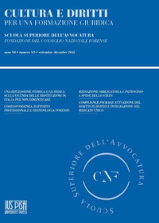 Cultura e diritti. Per una formazione giuridica (2018). Vol. 3: Settembre-Dicembre