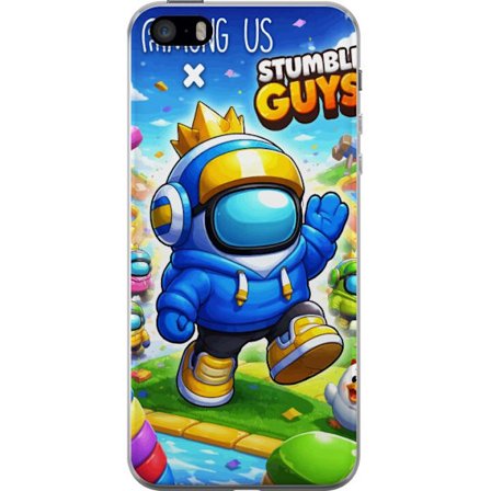 Kompatibelt Mobilskal till Apple iPhone SE (2016) Crowned Space Runner