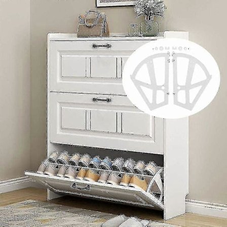 Par Skoskåpshyllor Hem Hollow Dubbel Hylla Skoställ Skåp Låda Skoställ, Hylla, Skåp - JA