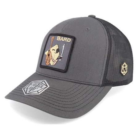 Critiql Hit - Svart trucker Caps - Bard Class 112fp Charcoal/Black Trucker @ Hatstore