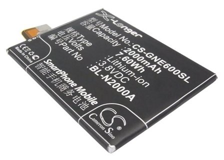 Batteri for smarttelefon, mobil for GIONEE E6, E6t