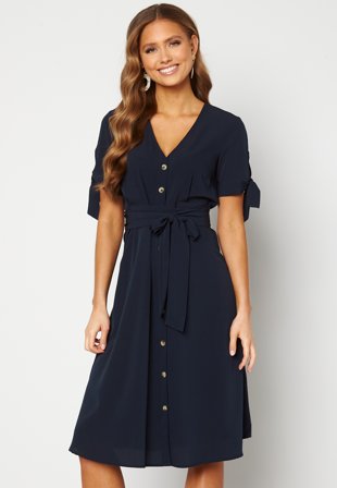 Bubbleroom - Fredrika dress - Navy - Kläder