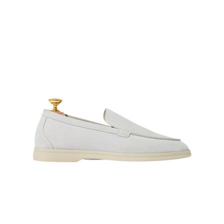 Scarosso, Ludovica Scamosciata Loafers Grijs, Dames, Maat:38 EU