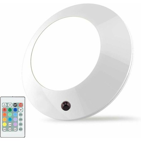 LED-kattovalaisin kylpyhuoneen valaistukseen, kaukosäätimellä ohjattava valaisin