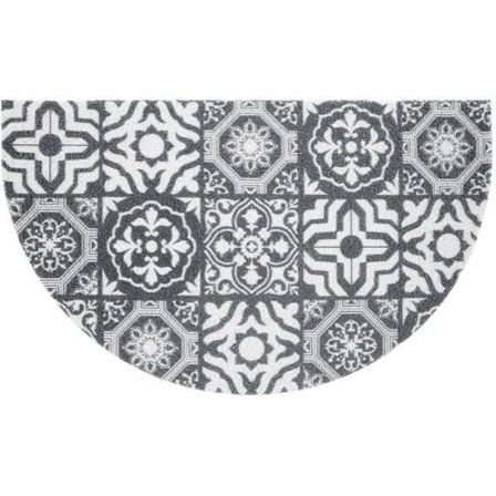 puuvillamatto puolikuun muotoinen 45 x 75 cm pvc lisbonne