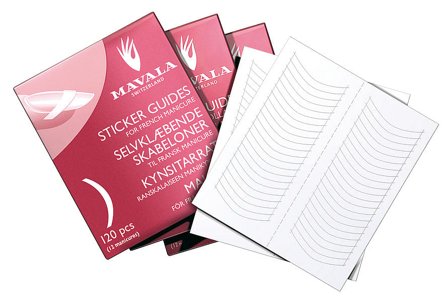 Mavala Fransk Manicure Skabeloner 120 stk., Makeup, Negletilbehør, Andet Negletilbehør