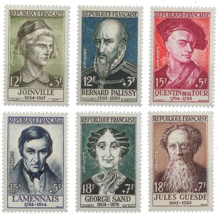 Frankrig 1957 - YT 1108-1113 - Ubrugt