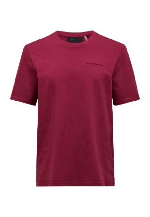 Peak Performance M Original Small Logo Tee T-shirts Herr Röd