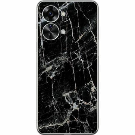 Oneplus Nord 2t Genomskinligt Skal Marmor Svart