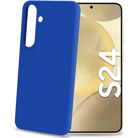 Cromo Soft gummi cover Galaxy S24 5G Blå