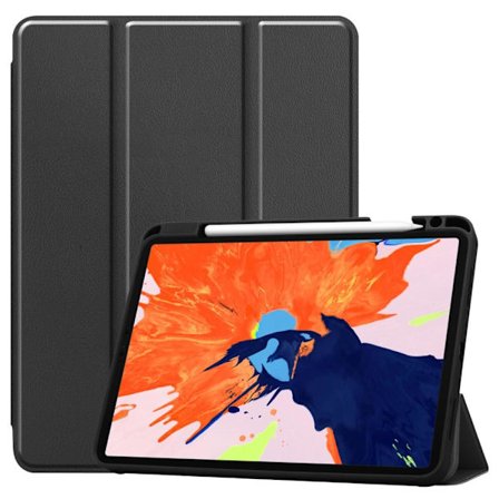iPad Pro 12.9" 2020/2018 Slim fit tri-fold fodral - Svart