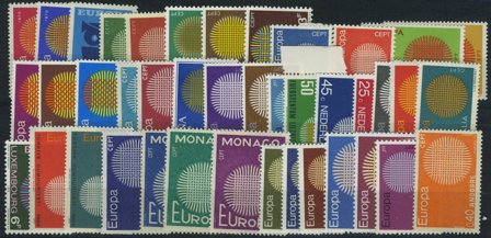 EUROPA CEPT - Årgang 1970 - Postfrisk