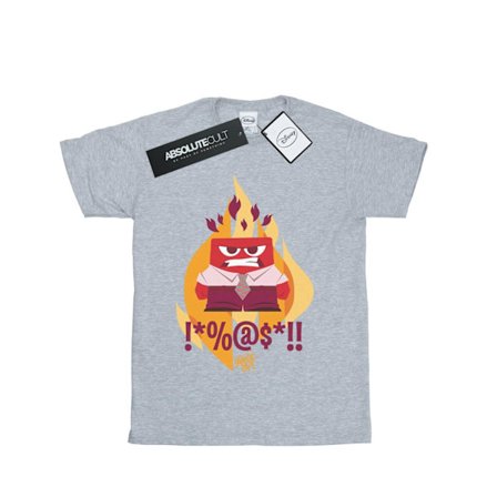 Disney Girls Inside Out Fired Up Bomull T-shirt 5-6 år Sport