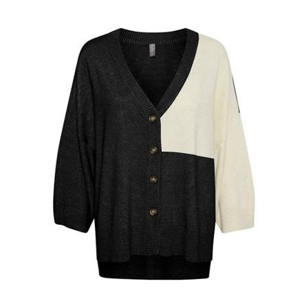 Culture Block Cardigan Sort, Dame Cardigans