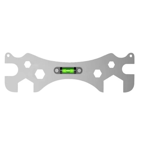 Multifunksjonsnøkkel Bøy Vinkel Nivellering Nøkkel Dusj Armatur Universal Reparasjonsnøkkel Bad Installasjon og Vedlikehold