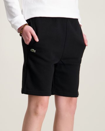 Lacoste LCB CORE FRENCH TERRY SHORTS Svart Shorts Gutt - Kids Brand Store