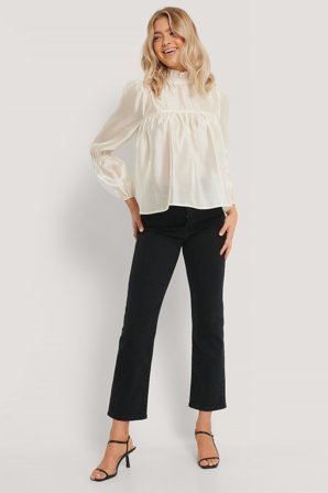 Rut&Circle Hanna Blouse - - Beige - Small
