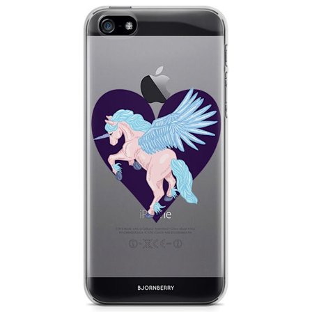 Bjornberry iPhone 5/5S/SE TPU Skal - Unicorn