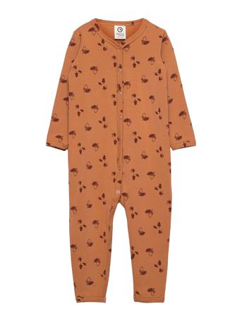 Acorn Bodysuit Beige Müsli By Green Cotton