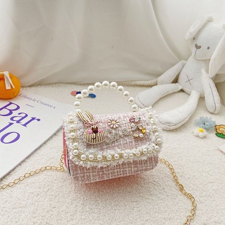 Veske for småjenter, barnegavesett, mini veske for jenter, skulderveske, crossbody-veske