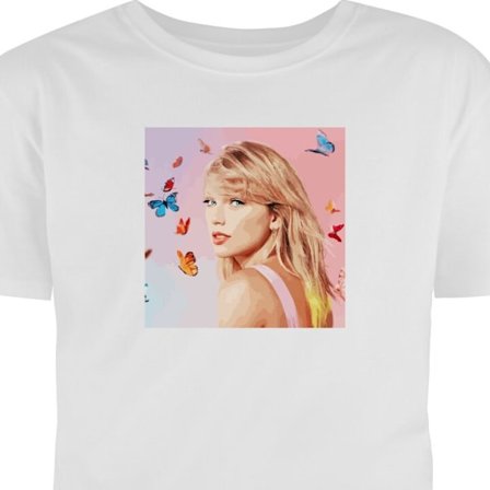 Barn T-shirt Taylor Swift Fjärillar