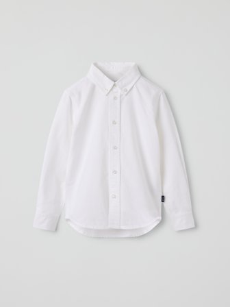 Polarn O. Pyret - Oxford shirt - 122 - Childrenswear - white