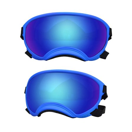 Justerbara Dog Goggles Pet Anti-UV Solglasögon V