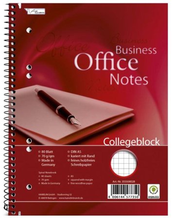 Landré Collegeblock Landre A5 kar 80Bl