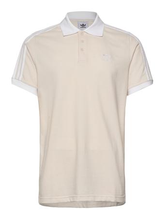 Adicolor Classics 3-Stripes Polo Shirt Sport Sport Clothing Sport Tops Sport Polos Sport Short-sleeved Polos Beige Adidas Originals