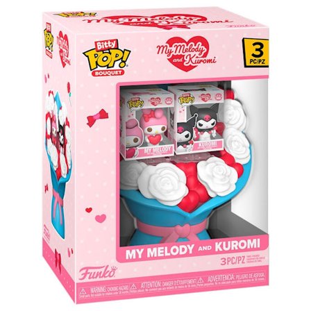 Bitty POP Bouquet figur Hello Kitty My Melody og Kuromi Valentinsdag