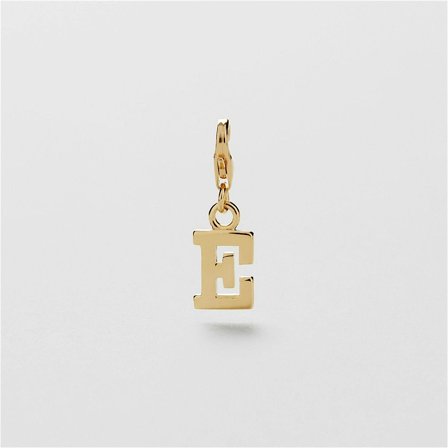 E Letter Charm