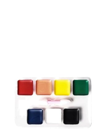 IPK | Face Paint Palette, 7 Colors | 0