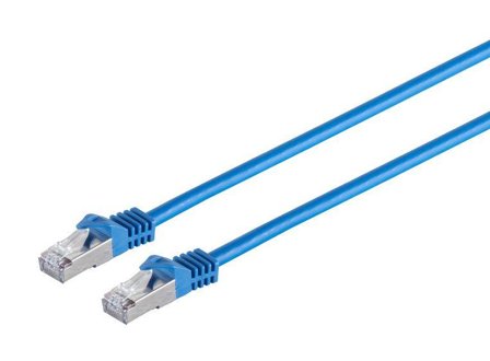 MicroConnect nettverkskabel - 20 m - blå