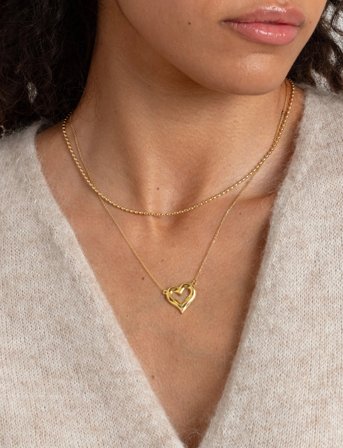 Syster P Lunetta Necklace Gold - Gold - ONE SIZE 44 cm