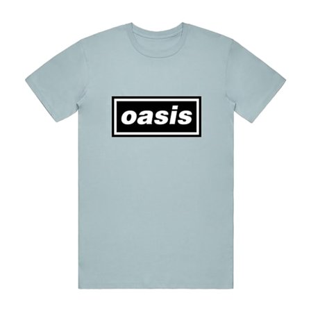 Oasis Unisex Adult Decca T-Shirt S Ljusblå