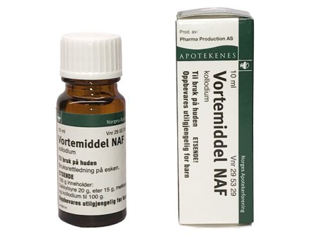 NAF Vortemiddel NAF kollodium, 10 ml