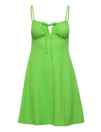 Lili Strap Dress Kort Kjole Grøn Gina Tricot