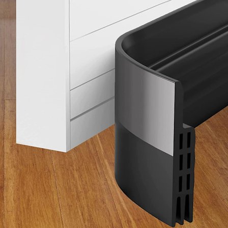 5 m silikoninen oven pohjatiiviste (45 mm), läpinäkyvä, vedenpitävä, tuulenpitävä, pölytiivis, säänkestävä, ääntä vaimentava, hyönteistiivis-max