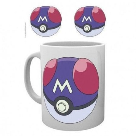 Mugg - GB EYE - Masterball - 300 ml - Porslin - Röd